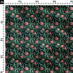 Tropical Protea Print Fabric