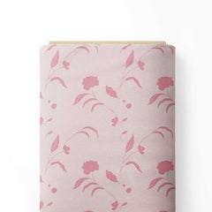 Dusky Blush Blossoms Print Fabric