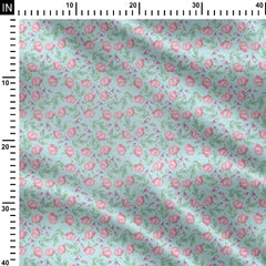 Serene Garden Cotton Fabric