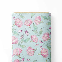 Serene Garden Print Fabric