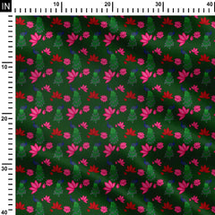 Peacock Garden Print Fabric