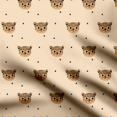 Kids print leopard Print Fabric