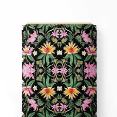 Tropical Floral Print Fabric