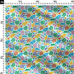 Love and Light Think Print Fabric