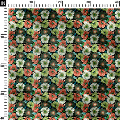 Rangin Papavers Print Fabric