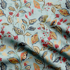 Leafy Print Fabric