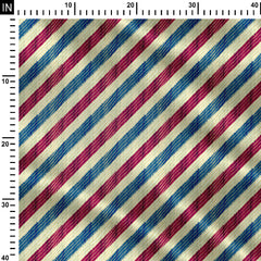 Border Stripes Print Fabric