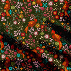Tangled Taylor Bird Print Fabric