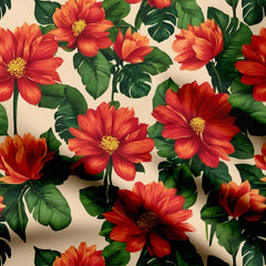 Grand Blossom Cotton Fabric