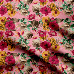 Marry Roses Print Fabric