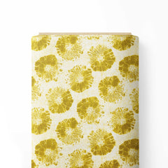Yellow Tie Dye Print Fabric