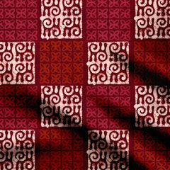 Batik Squares Print Fabric
