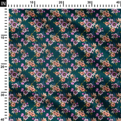 Akola Hellebore Green Print Fabric