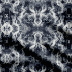 Abstract Dilutions Smoke Texture Print Fabric