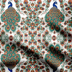 Peacock Print 03 Print Fabric