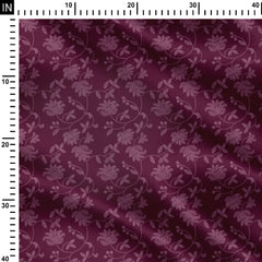 Fruit Red Chunri Print Fabric