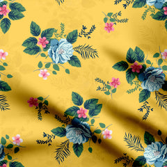 Flower allover Print Fabric