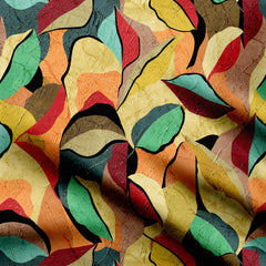 leaf abstract Print Fabric
