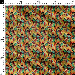 leaf abstract Print Fabric