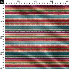 Rugs strips Print Fabric