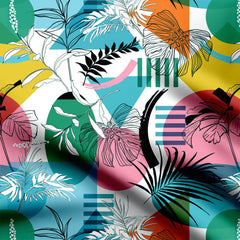 tropical Print Fabric