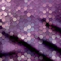 Purple Dots 1 Print Fabric