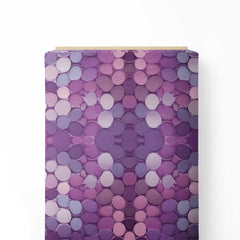 Purple Dots 1 Print Fabric