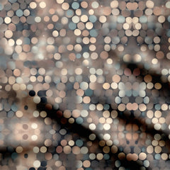 Satin 3 Meters Soft Shiny Dots Print Fabric