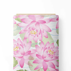 Blooming lotus Print Fabric