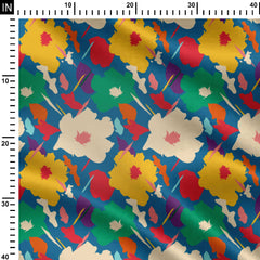 simply flowers Print Fabric