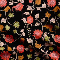 Red Chilly Melange Print Fabric