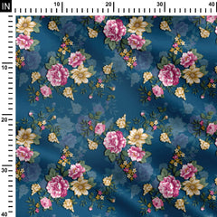 Big Flowers Print Fabric