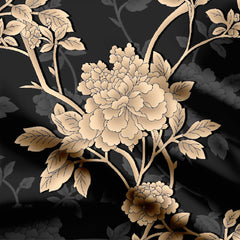 Silent Flowers Print Fabric