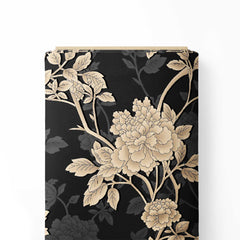 Silent Flowers Print Fabric