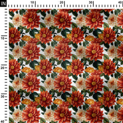 Grandiose Gardenia Print Fabric