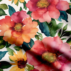 Royal Ranunculus Print Fabric