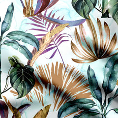 tropical with texture Print Fabric