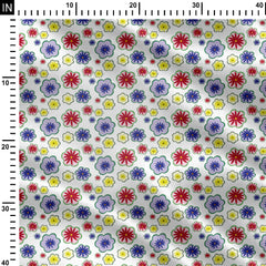 vibrant floral Print Fabric