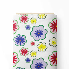 vibrant floral Print Fabric