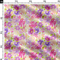 Statement Floral Print Fabric