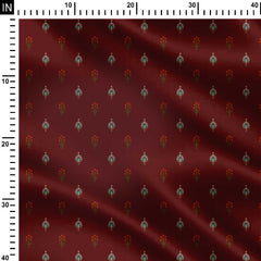 Cotton 1 Meter Pretty Aesthetic Print Fabric