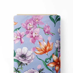 Floral Vector Pattern Print Fabric