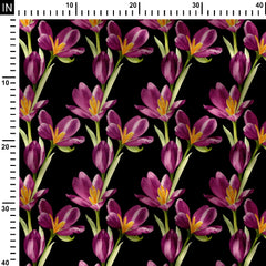 Flower Pattern Print Fabric