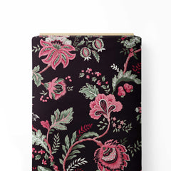 Carnation In Dark Print Fabric