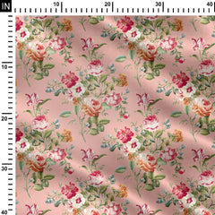 big floral Print Fabric