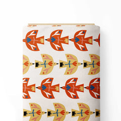 Patterned Bird Pattern Print Fabric