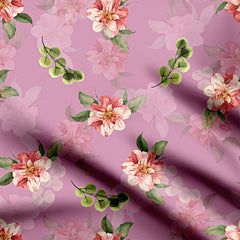 Chateau Rose Print Fabric