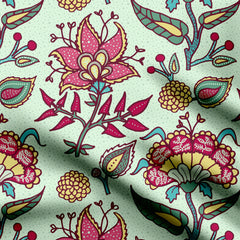 antique flowers Print Fabric