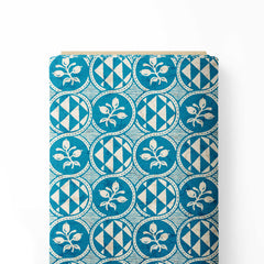 ajrakh pattern Print Fabric