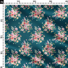 Caribbean Island Print Fabric